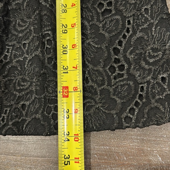 Anthropologie Women’s Dress Leifsdottir Ligonberry Size 2 Lace Overlay V Neck - Picture 12 of 13